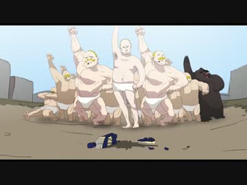 【手書きMAD】　あの方たちのドン勝　【PUBG】