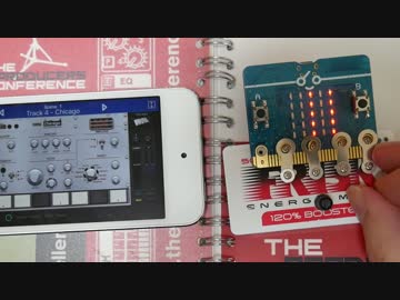 フリスクとchibi:bitでワイヤレスMIDIコントローラー作った BLE-MIDI / micro:bit