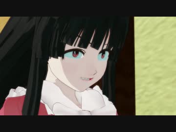 【東方ＭＭＤ】　妹紅が雨宿りをする話【雨宿り】