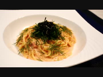 からし明太子のクリームパスタ♪　～自家製辛子明太子と無塩バターで～