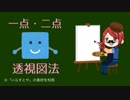 【役に立たない？】6.一点、二点透視の数理【ベクトル】