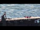 1/100ラジコン赤城ドローン発着艦訓練(別カメラビュー)オチのその後付き