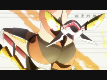 【AXZ】ガングニール変身シーン＆スロー版
