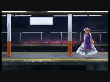 ネクロファンタジアをアレンジして、紫を描いてみた。