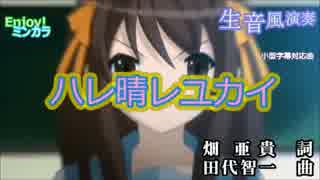 【ニコカラHD】　ハレ晴レユカイ　涼宮ハルヒの憂鬱　【off vocal】