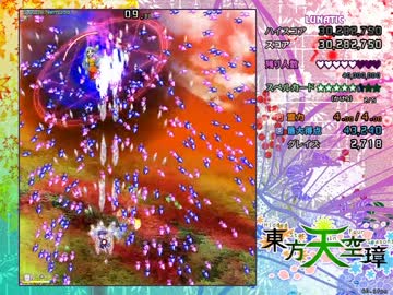 東方天空璋 Lunatic 日焼けしたチルノ Stage1～3