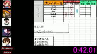 【盤上遊戯倶楽部】死なない人狼ゲーム　レジスタンスアヴァロン Part2