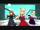 【MMD】瑞樹&比奈&小梅でLOL -lots of laugh-