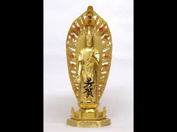 日本酒の空き箱で観音菩薩を作ってみた＜2体目＞