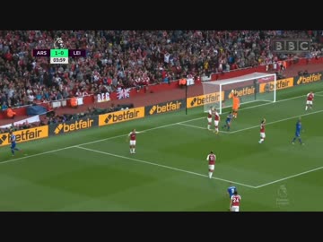 【これを待ってた！ 伝説の神回】アーセナル × レスター【岡崎ゴール】