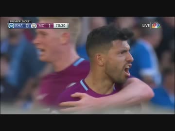 【EPL第１節】ブライトンvsマンチェスター・シティ