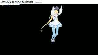 【MMD】ブラウザで踊ってもらった（その11）【WebGL】