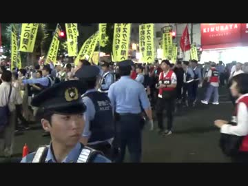 【2017/8/12】反靖国・反天皇・極左キャンドルデモへのカウンター迎撃編１