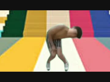 股間を強打し新宝島ステップを披露する少年