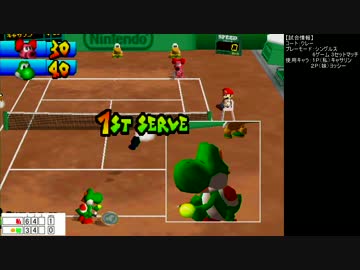 マリオテニス６４　対人戦をしてみた　part2/2