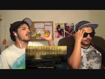 Fate/Zero 1話 (お前じゃい！) 双子外国人の反応【日本語字幕】