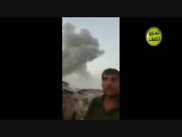 空爆されるイラク部隊目前のISIS自爆部隊