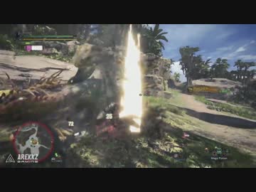 【mhw】　モンスターハンターワールド　チャージアックス　英語解説動画