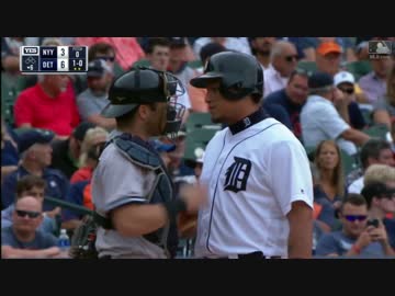 【MLB】　NYYvsDET 大乱闘　【20170824】