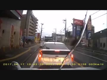 Camera Accident video of Japanese car　No38
