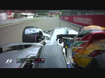 Onboard pole position lap - Lewis Hamilton, Belgium 2017