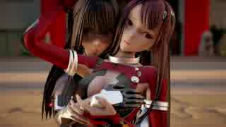 【Ray-MMD】 DDG金剛 & REDBOXちゃん(仮)で桃源恋歌【RayMMD】