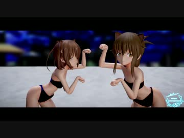 【MMD艦これ】PINK CAT（電ちゃん_文月）（raymmd）