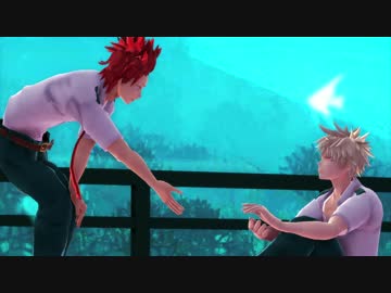 【MMDヒロアカ】切島と爆豪でエンゼルフィッシュ