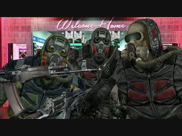 【MMD】モブトリオでEVERYBODY【STALKER】