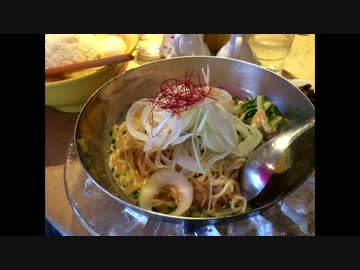また来ちゃった元祖チーズラーメンのお店で豆乳冷し麺(九十九ラーメン)