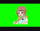 棍棒を構えるうどん川小麦ちゃんGB