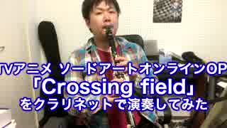 【ソードアートオンラインOP】Crossing fieldをクラリネットで演奏してみた