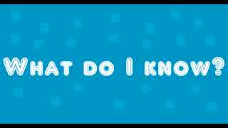 What do I know　-　Ed sheeran　/　インストバージョン