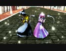 [東方MMD]  幽々子＆魔理沙　（君色に染まる）