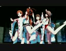 【艦これMMD】金剛4姉妹でDive to Blue　生足ローアングルVer.　歌詞つき