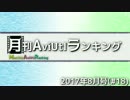 月刊AviUtlランキング 2017年08月号 #18