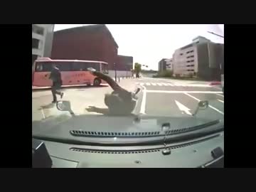 【ドラレコ】飛び出し事故＆危機一髪 交通事故動画集