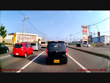 Camera Accident video of Japanese car　No118
