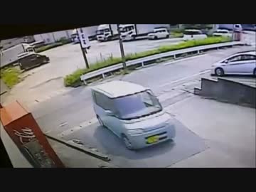 Camera Accident video of Japanese car　No119