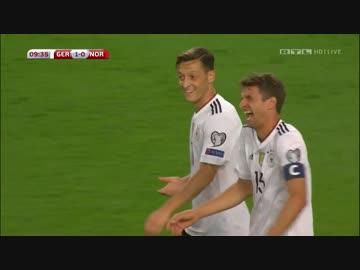 ≪2018W杯欧州予選：第8節≫ ドイツ vs ノルウェー（2017年9月4日）