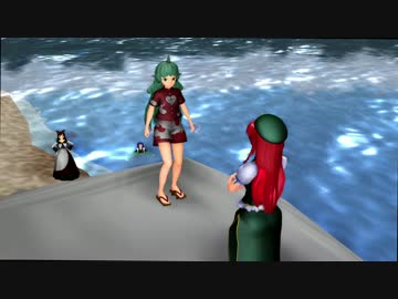 【東方MMD紙芝居】門番と狛犬の特訓