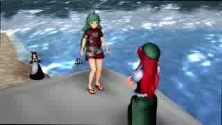 【東方MMD紙芝居】門番と狛犬の特訓