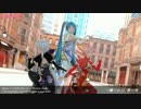 【MMD】桃源恋歌3人Ver.（モーション配布）