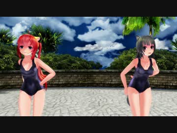 【MMD】ビバハピ【こゆりろこ】