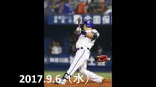 プロ野球2017 今日のホームラン 2017.9.6