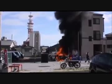 Camera Accident video of Japanese car　No135