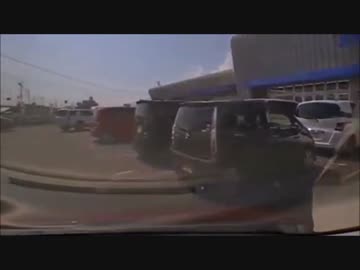 Camera Accident video of Japanese car　No136