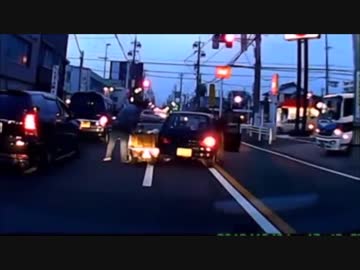 Camera Accident video of Japanese car　No137
