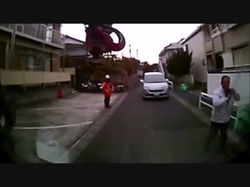 Camera Accident video of Japanese car　No138