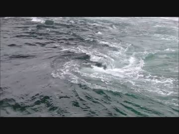 パンツマンのうず潮見物。